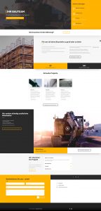 Bauunternehmen Demo Webseite
